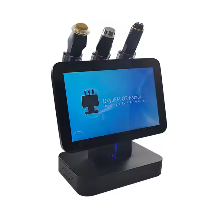 Capsules Pods Oxygen Jet Microdermabrasion Beauty Salon Bubble Pen Skin Rejuvenation Desktop Hydra Oxygenation Facial Machine