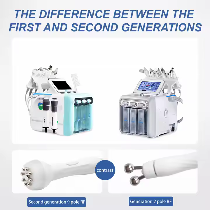 Certified 9-in-1 Professional Deep Cleansing Hydration Anti-Aging Hydra clean Facial Treatment Machine