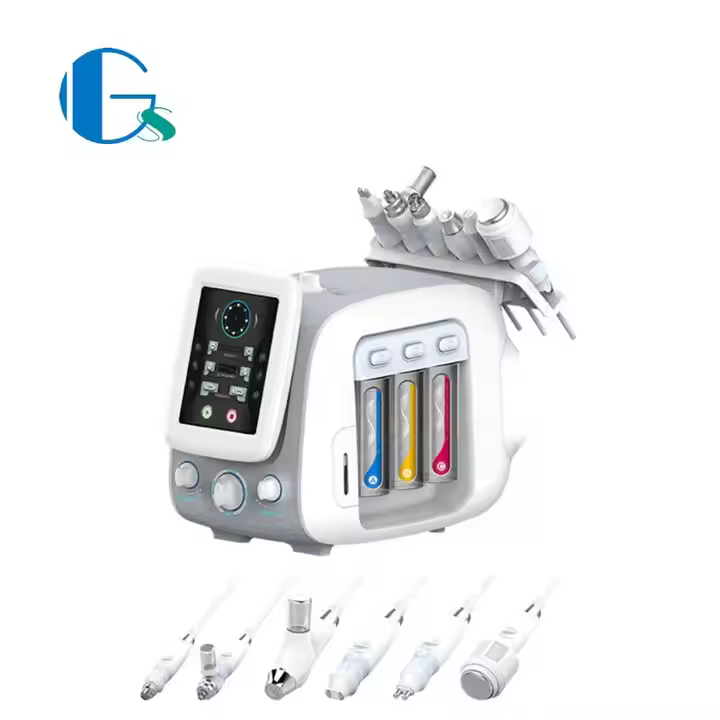 6 In 1 Hydra Micro Facial Machine RF Water Jet Pen Hydro Facial Dermabrasion Water with Plasma pen