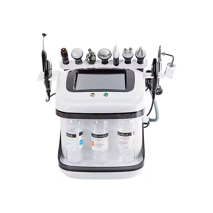 Fashion Activating Pen Oxygen Bubble Multifunctional Skin Care Beauty Machine Mini Facial Deep Cleaning Hydra 8 In1