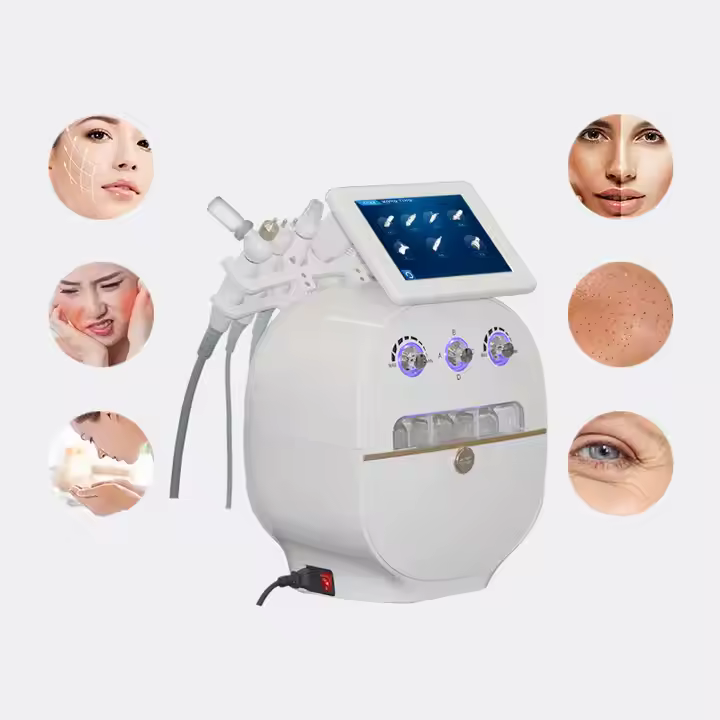 New Arrival 6 in 1 Hydra Machine Hydrodermabrasion Facial Microdermabrasion US Plug Facial Cleaning for Hydrating